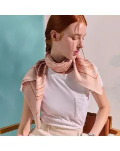 Hermès Grand Tralala double face scarf 90