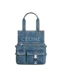 Tote bag in DENIM WITH CELINE