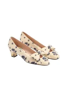 Valentino BOWOW DÉCOLLETÉ IN PAPIER FLORAL FABRIC