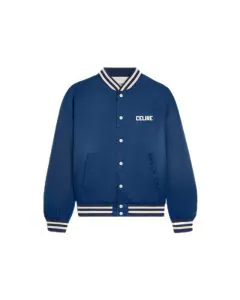 celine loose teddy jacket in nylon