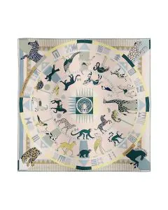 Hermès Le Carrousel du Tigre Royal scarf 90