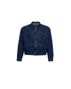 Prada Light denim zipper jacket