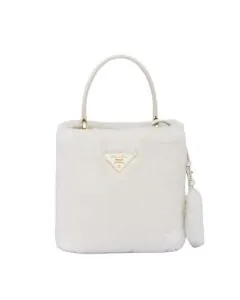 Prada Panier shearling mini-bag