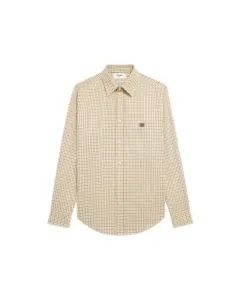 Celine loose shirt in checked cotton