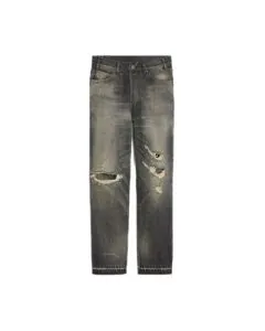 Celine wesley jeans in black paradiso wash denim