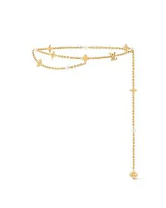 LV Chain Pearl Belt