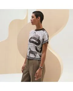 Hermès "Garde-Robe Pop" short-sleeve twillaine sweater