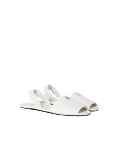 MIU MIU Ruches nappa leather sandals