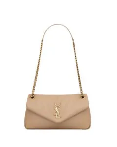 YSL CALYPSO small in plunged lambskin