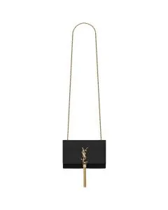 YSL KATE SMALL TASSEL IN GRAIN DE POUDRE EMBOSSED LEATHER