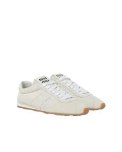 MIU MIU Plume suede sneakers