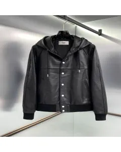 celine loose blouson jacket in soft lambskin