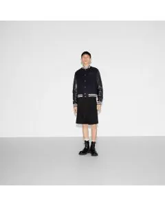 Gucci Wool and leather varsity jacket