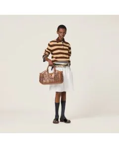 MIU MIU Cotton knit polo shirt