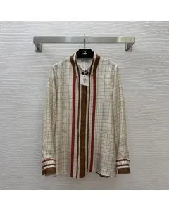 Hermès "Coaching Deja Vu" classic shirt
