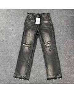 Celine wesley jeans in black paradiso wash denim