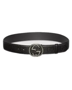 Gucci GG belt with Interlocking G buckle