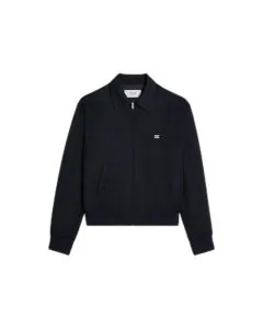 Celine triomphe blouson jacket in rayon twill