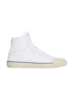 CELINE ALAN AS-02 MID LOW LACE-UP SNEAKER in CALFSKIN