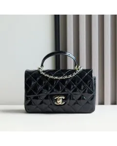 CHANEL Mini Classic Handbag With Top Handle