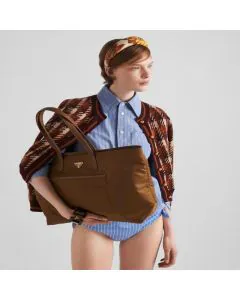 Prada Re-Edition 1978 large Re-Nylon and Saffiano leather tote bag