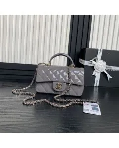 CHANEL Mini Classic Handbag With Top Handle
