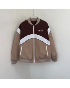 Celine TRACKSUIT JACKET in technical mesh jersey