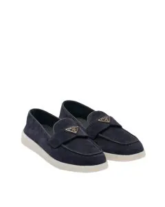 Prada Suede leather loafers
