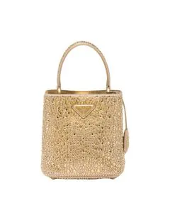 Prada Panier satin bag with crystals