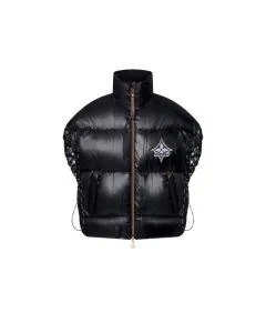 LV Drawstring Detail Technical Puffer Gilet 