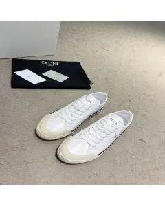 CELINE ALAN AS-01 LOW LACE-UP SNEAKER in CALFSKIN