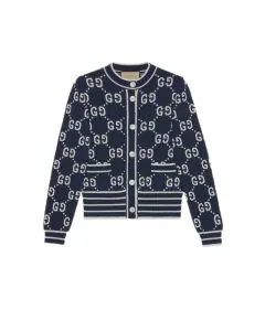 Gucci GG cotton jacquard cardigan