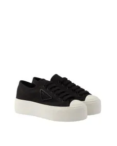 Prada Laced fabric sneakers