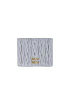 MIU MIU Small matelassé nappa leather wallet