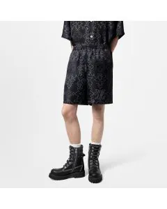 LV Printed Silk Shorts