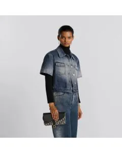 Dior Medium Saddle Pouch with Chain
