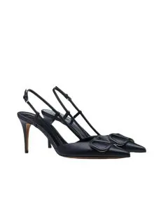 Valentino VLOGO SIGNATURE CALFSKIN SLINGBACK PUMP