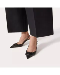 Valentino VLOGO SIGNATURE CALFSKIN SLINGBACK PUMP