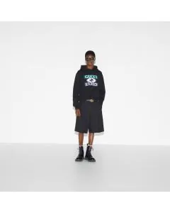 Gucci Cotton jersey hooded sweatshirt
