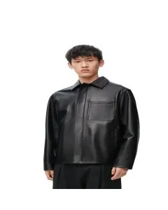 LOEWE Overshirt in nappa lambskin