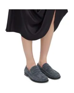 LOEWE Campo loafer in brushed suede