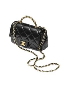 CHANEL Mini Flap Bag with Top Handle