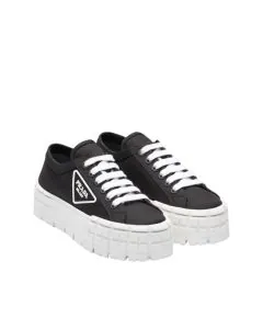 Prada Double Wheel Re-Nylon gabardine sneakers