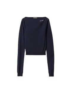 MIU MIU Wool boat-neck sweater