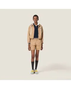 MIU MIU Technical silk blouson jacket