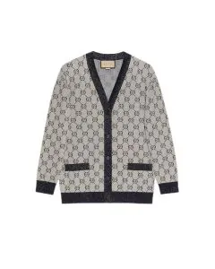 Gucci GG cotton jacquard cardigan