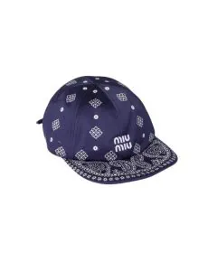 Miu Miu Printed cotton baseball cap