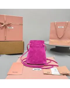 MIU MIU Suede pouch
