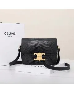 Celine TEEN TRIOMPHE BAG IN LIZARD