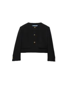 Prada Single-breasted tricotine jacket